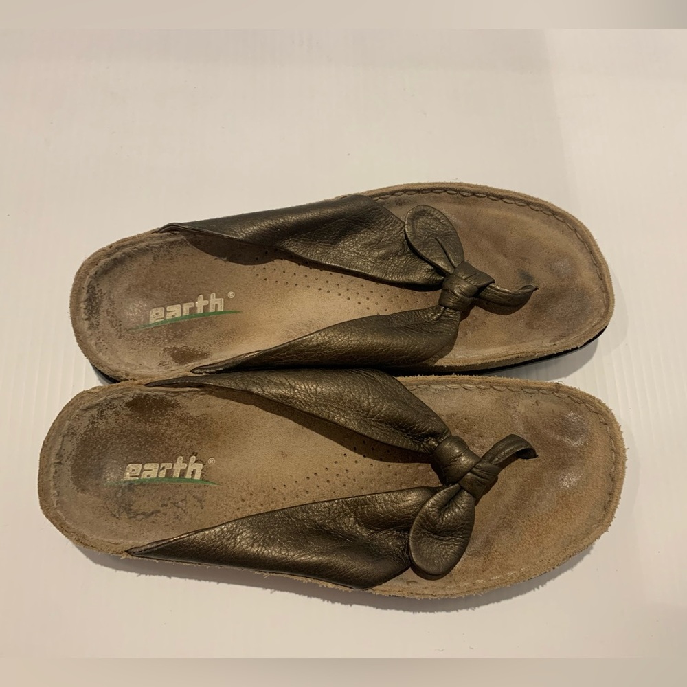 Kalso Earth Negative Heel Technolgy Tranquil US7.5B Bronze Leather